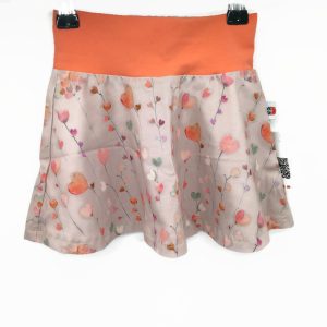 Szívvirágos pörgős szoknya