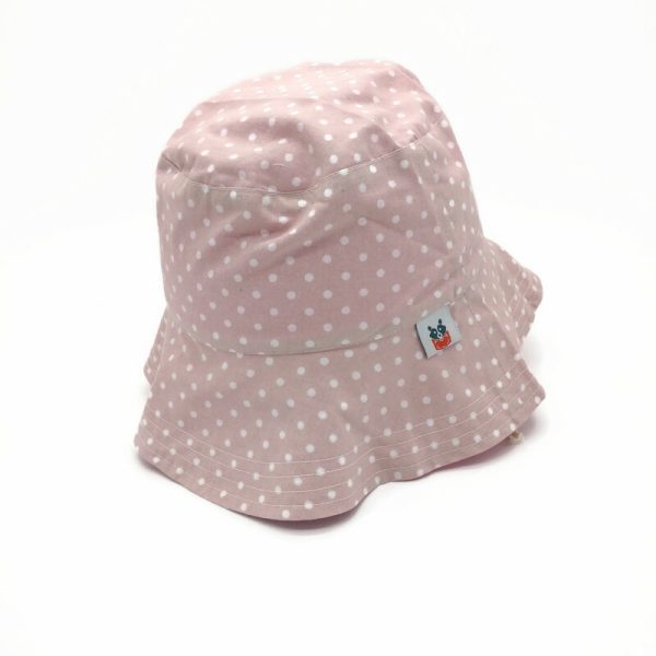 Napkalap fáradt rózsaszín-pöttyös