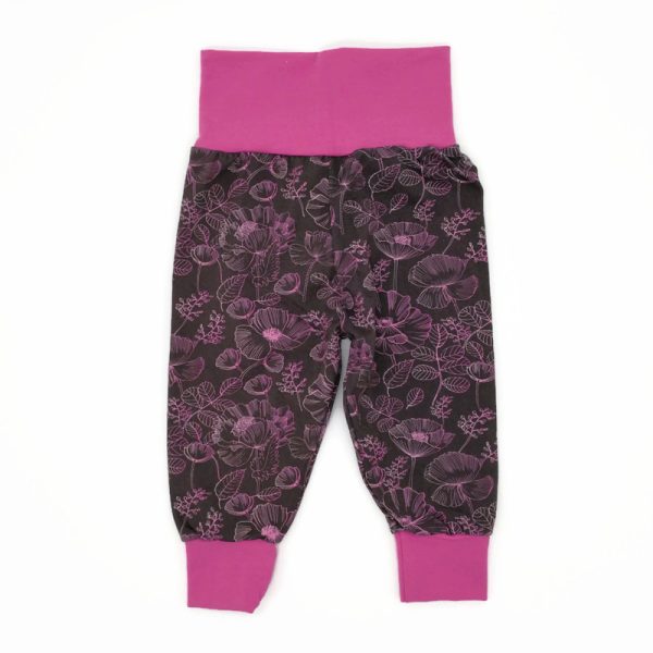 Pink virágos jersey nittagatyó
