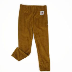 Kordbársony középvastag leggings-okker