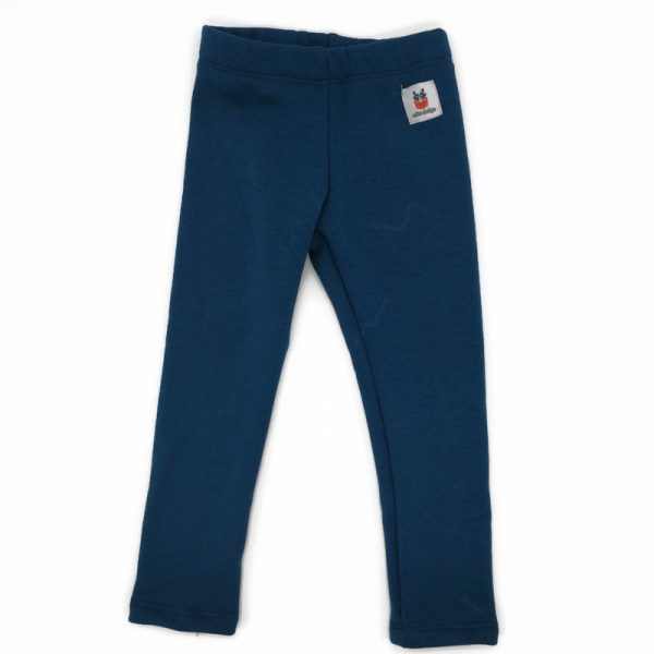 Bundás-vastag leggings-petrol