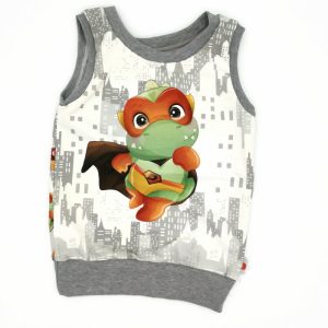 Pamut dinó szuperhősös mellény