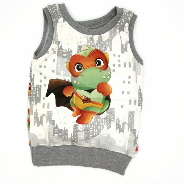 Pamut dinó szuperhősös mellény