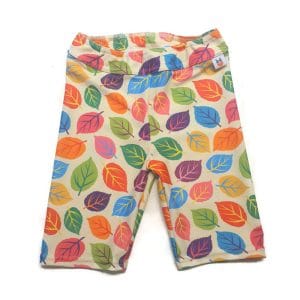 Leveles rövid leggings fitness anyagból