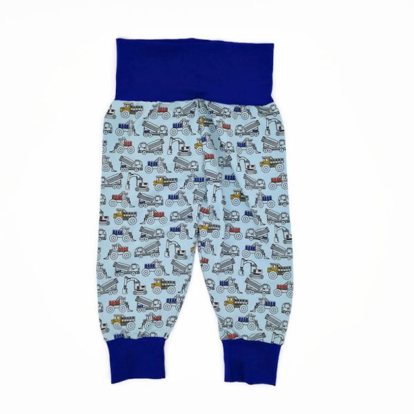 Kék munkagépes jersey nittagatyó