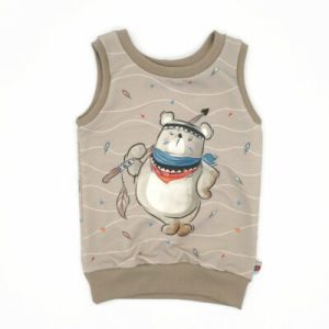 Pamut indián állatos mellény