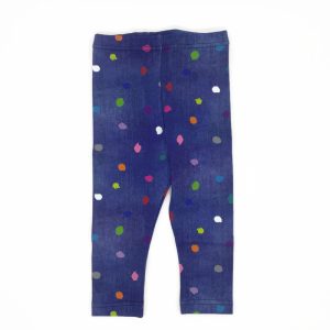 Középvastag leggings-pöttyös farmer hatású