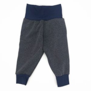 Bundás-vastag (alpenfleec) nittagatyó -kék melír