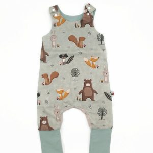 Vékony zöld erdei állatos Rompnitta