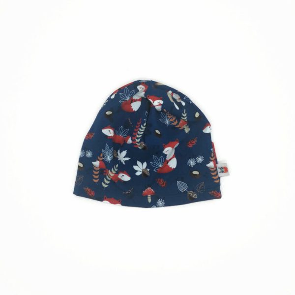 Vékony piros rókás sapka