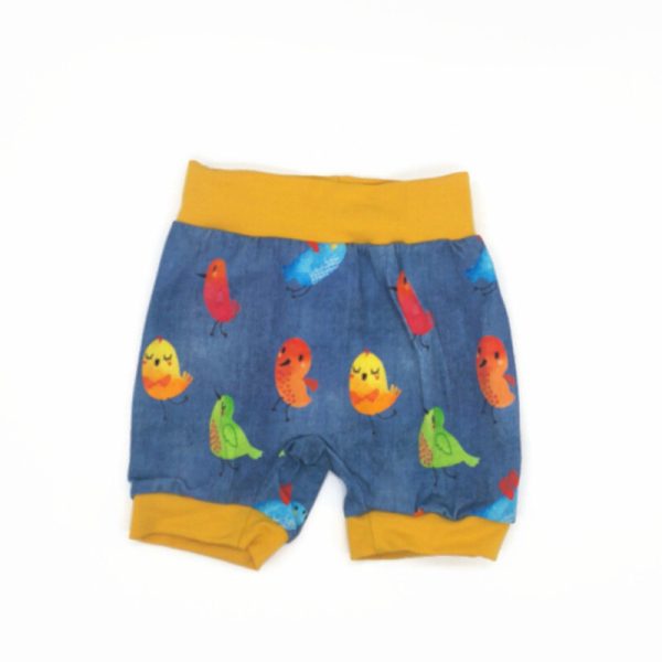 Madárkás jersey rövid nittagatyó