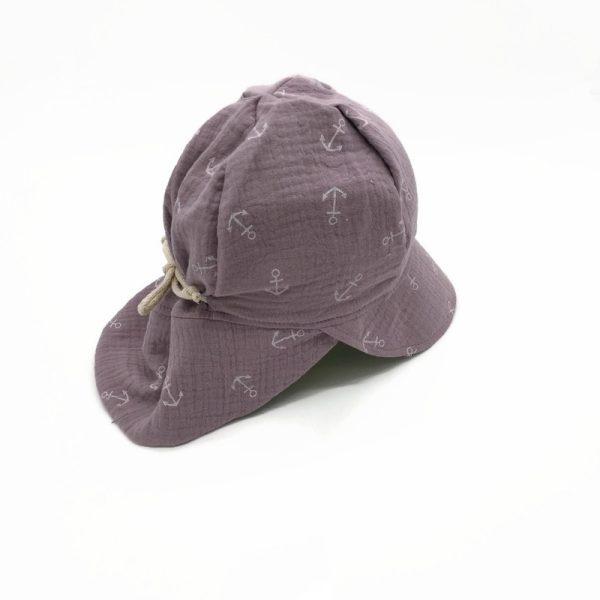 Duplagéz napkalap-fáradt lila horgonyos