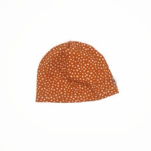 Vékony narancs pöttyös sapka