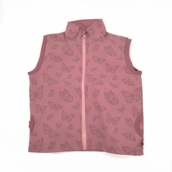 Pillangós softshell mellény
