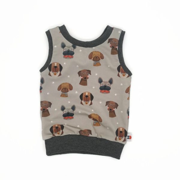 Pamut kutyafejes mellény